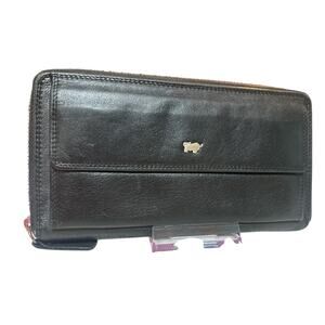 Braun Buffel Black Leather Wallet